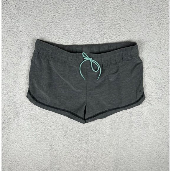 Prana Women's Mariya Shorty Shorts Dark Charcoal Gray Size Large SPF 50+ Stretch - Picture 2 of 12